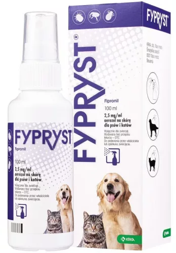 Fypryst spray bolha és kullancs ellen kutyáknak és macskáknak 100ml