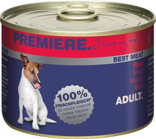 Premiere Best Meat kutya konzerv adult marha 6x185g