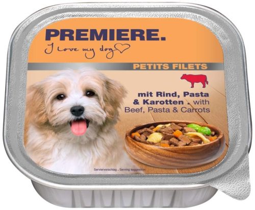 Premiere Petits Filets kutya tálka adult marha 11x150g