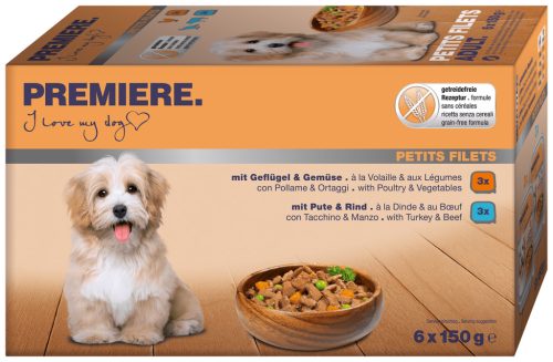 Premiere Petits Filets kutya tálka MP adult 6x150g