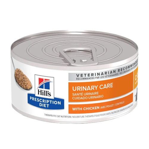HILLS Prescription Diet macska konzerv húgykő ellen c/d csirke 24x156g
