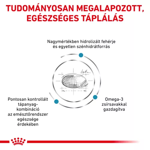 Royal Canin Veterinary Hypoallergenic hipoallergén száraz kutyaeledel 2kg