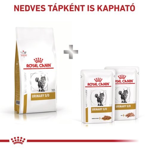 Royal Canin Veterinary Urinary s/o száraz macskaeledel húgykő ellen 400g