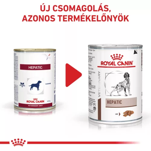 Royal Canin Veterinary Hepatic májbetegségek esetén kutya konzerv 12x420g