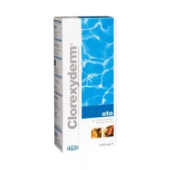   Clorexyderm Oto fültisztitó folyadék kutyák és macskák számára 150ml