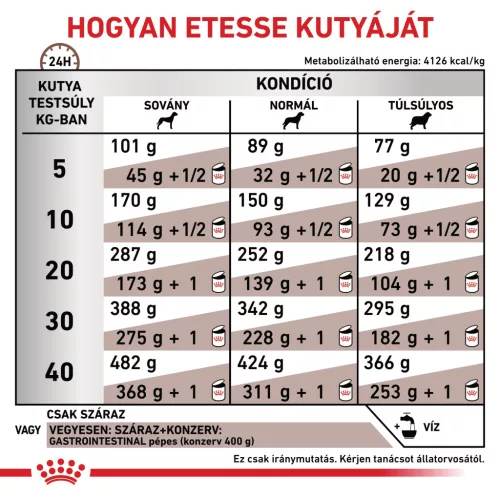 Royal Canin Veterinary Gastrointestinal emésztőszervi betegség száraz kutyaeledel 2kg