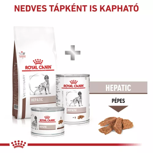 Royal Canin Veterinary Hepatic májbetegségek esetén száraz kutyaeledel 12kg