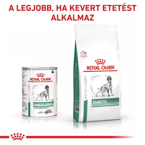 Royal Canin Veterinary Diabetic cukorbeteg kutya konzerv 12x410g