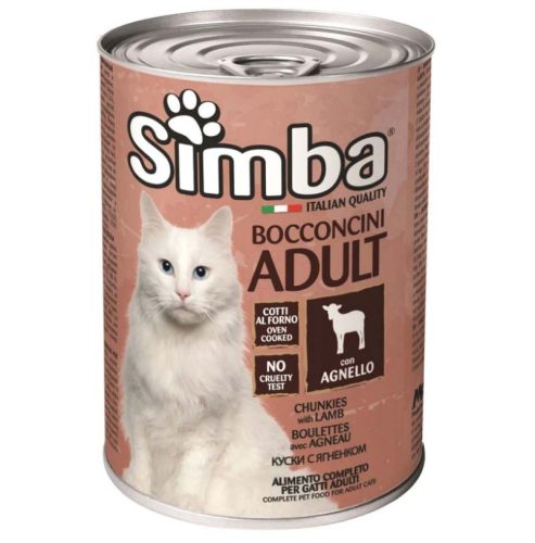 SIMBA macska konzerv bárány 24x415g