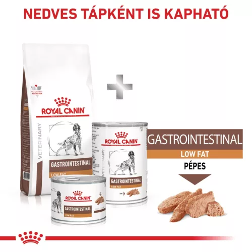 Royal Canin Veterinary Gastro low fat alacsony zsírtartalom száraz kutyaeledel 1,5kg