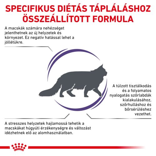 Royal Canin Veterinary Calm stresszhelyzet kezelése száraz macskaeledel 2kg