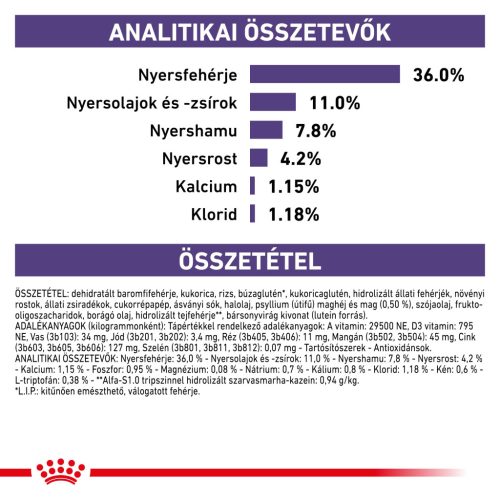 Royal Canin Veterinary Calm stresszhelyzet kezelése száraz macskaeledel 2kg
