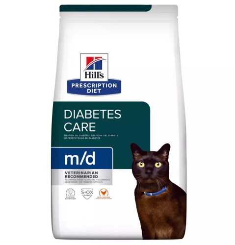 Hill's Prescription Diet száraz macskaeledel diabétesz m/d csirke 1,5kg