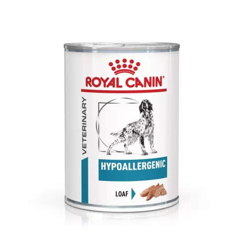 Royal Canin Veterinary Hypoallergenic hipoallergén kutya konzerv 12x400g