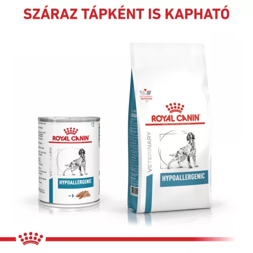 Royal Canin Veterinary Hypoallergenic hipoallergén kutya konzerv 12x400g