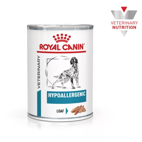 Royal Canin Veterinary Hypoallergenic hipoallergén kutya konzerv 12x400g