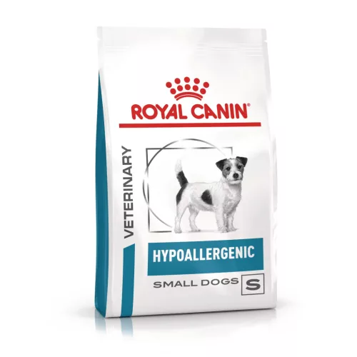 Royal Canin Veterinary Hypoallergenic S hipoallergén kistestű száraz kutyaeledel 1kg