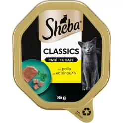 Sheba macska tálka csirke vagdalt 22x85g