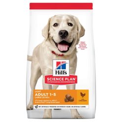   Hill's Science Plan light L száraz kutyaeledel adult csirke 18kg