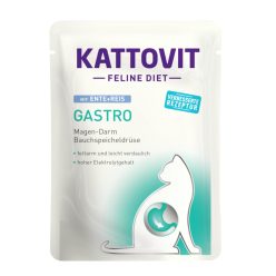   Kattovit Feline Diet tasak diétás macskaeledel kacsa&rizs 24x85g