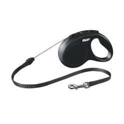 Flexi Classic S Cord fekete 12 kg 5 m