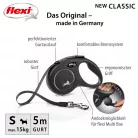 Flexi Classic S Tape fekete 15 kg 5 m
