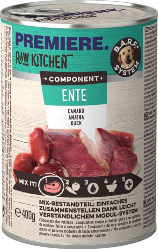 Premiere Raw Kitchen kutya konzerv kacsa 6x400g