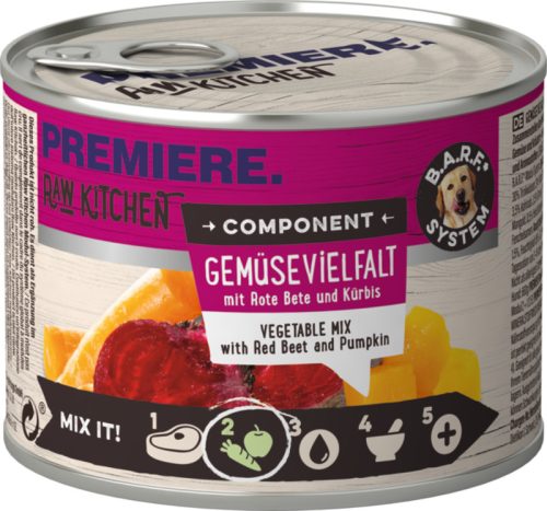 Premiere Raw Kitchen kutya konzerv cékla&sütőtök 6x200g