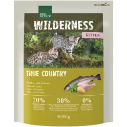   Real Nature Wilderness száraz macskaeledel kitten csirke&hal 300g