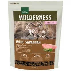   Real Nature Wilderness száraz macskaeledel kitten szárnyas&bárány 300g