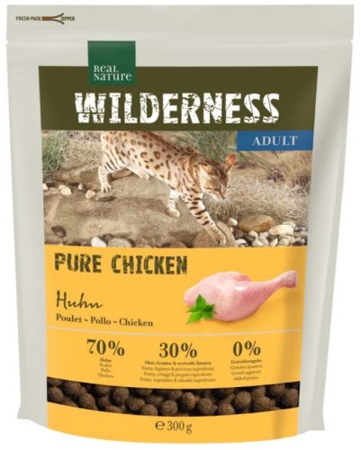 Real Nature Wilderness száraz macskaeledel adult csirke 300g