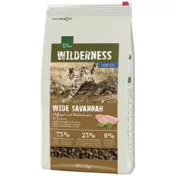   Real Nature Wilderness száraz macskaeledel adult szárnyas&bárány 2,5kg