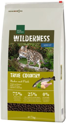 Real Nature Wilderness száraz macskaeledel adult csirke&hal 7kg