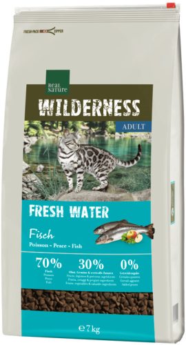 Real Nature Wilderness száraz macskaeledel adult hering&lazac 7kg