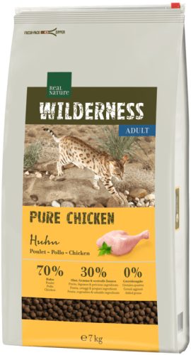 Real Nature Wilderness Pure Chicken száraz macskaeledel adult csirke 7kg