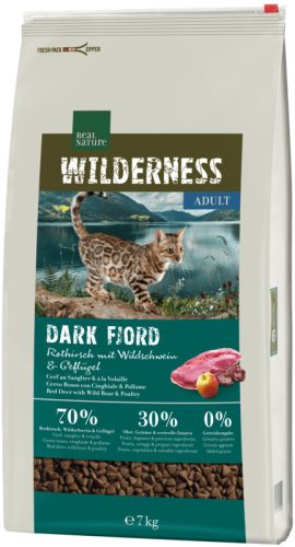 Real Nature Wilderness száraz macskaeledel adult rénszarvas&vaddisznó 7kg