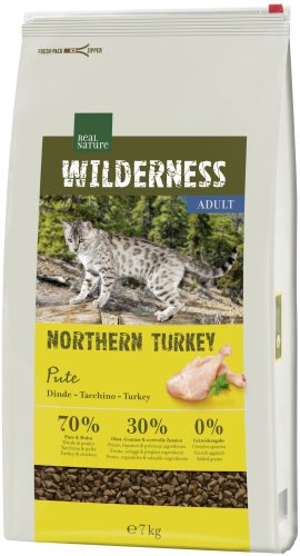 Real Nature Wilderness száraz macskaeledel adult pulyka 7kg