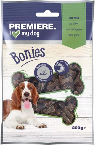 Premiere Bonies kutya jutalomfalat vad 200g