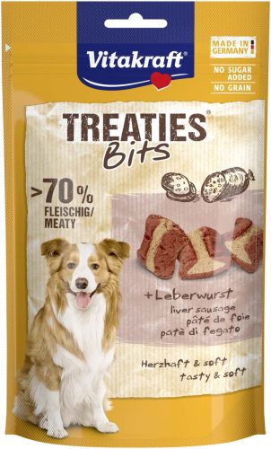 Vitakraft Treaties Bits kutya jutalomfalat máj 120g
