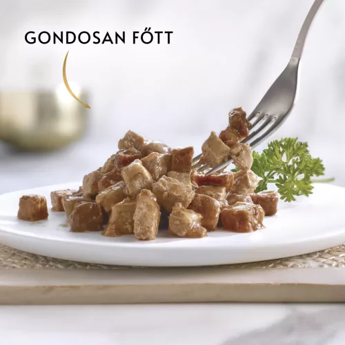Gourmet Gold macska konzerv lazac&csirke 12x85g