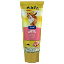 MultiFit macska jutalomfalat lazackrém 75g