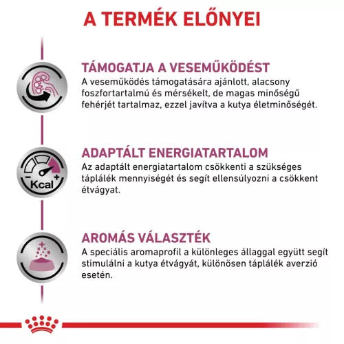Royal Canin Veterinary Renal vesebetegség ckd kutya konzerv 12x410g