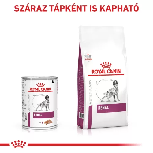Royal Canin Veterinary Renal vesebetegség ckd kutya konzerv 12x410g
