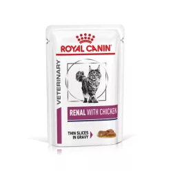   Royal Canin Veterinary Renal chicken vesebetegség alutasak macskaeledel csirke 12x85g