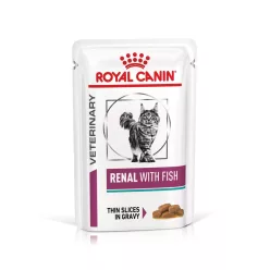   Royal Canin Veterinary Renal fish vesebetegség alutasak macskaeledel hal 12x85g