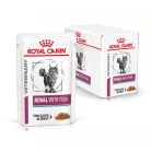Royal Canin Veterinary Renal fish vesebetegség alutasak macskaeledel hal 12x85g