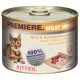 Premiere Meat Menu macska konzerv kitten marha&szárnyas 6x200g