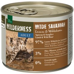   Real Nature Wilderness macska konzerv adult bárány&vaddisznó 6x200g