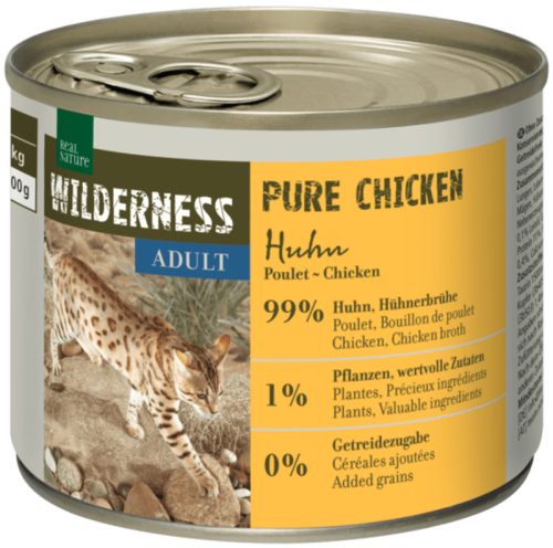 Real Nature Wilderness macska konzerv adult csirke 6x200g