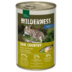   Real Nature Wilderness macska konzerv adult True Country csirke&lazac 6x400g